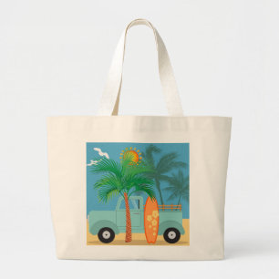 Bolsa Tote Grande Saco de Tote de Surfer
