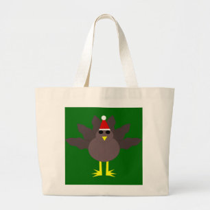 Bolsa Tote Grande Saco de Tote de Turquia de Natal bonito
