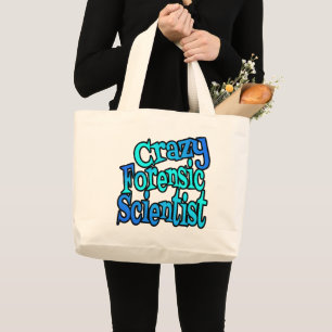 Bolsa Tote Grande Saco de Tote do Cientista Forense Louco