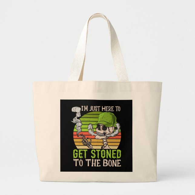 Bolsa Tote Grande Saco de Tote do Halloween (Frente)