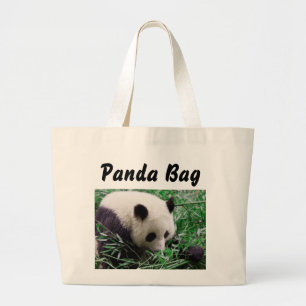 Bolsa Tote Grande Saco de Tote do Urso Panda