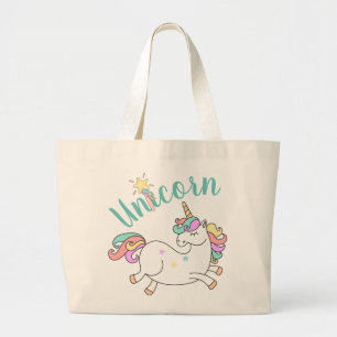 Bolsa Tote Grande Saco de UnicornTote
