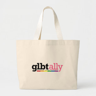 Bolsa Tote Grande Saco do aliado de GLBT