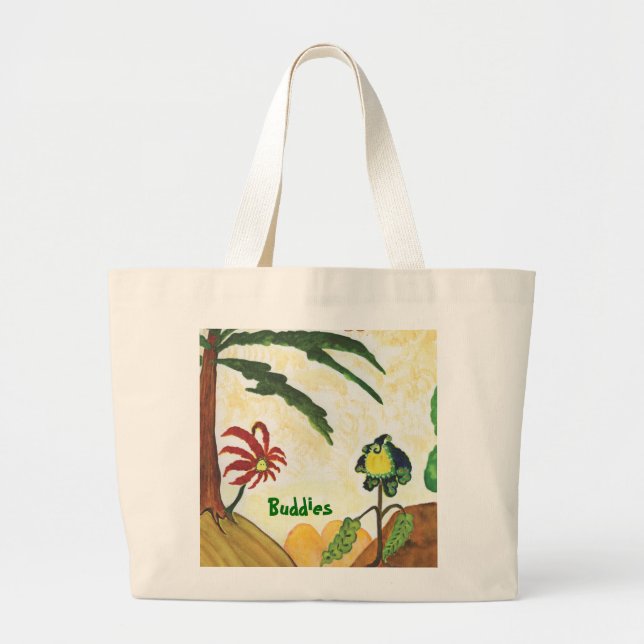 Bolsa Tote Grande Saco do amigo (Frente)