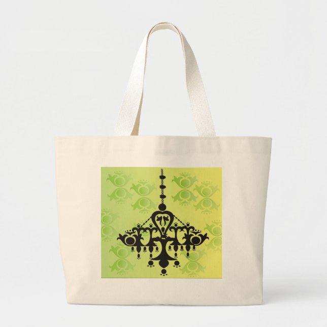 Bolsa Tote Grande Saco do candelabro (Frente)