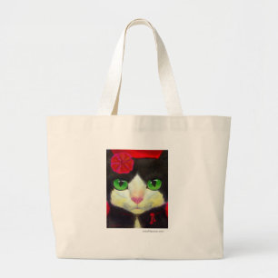 BOLSA TOTE GRANDE SACO DO CAT DO SMOKING