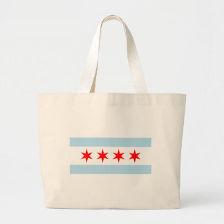 Bolsa Tote Grande Saco do Chicago Flag Tote