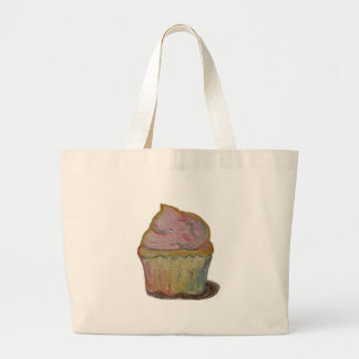 Bolsa Tote Grande Saco do cupcake