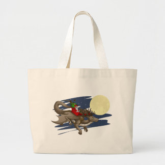 Bolsa Tote Grande Saco do dragão do Natal