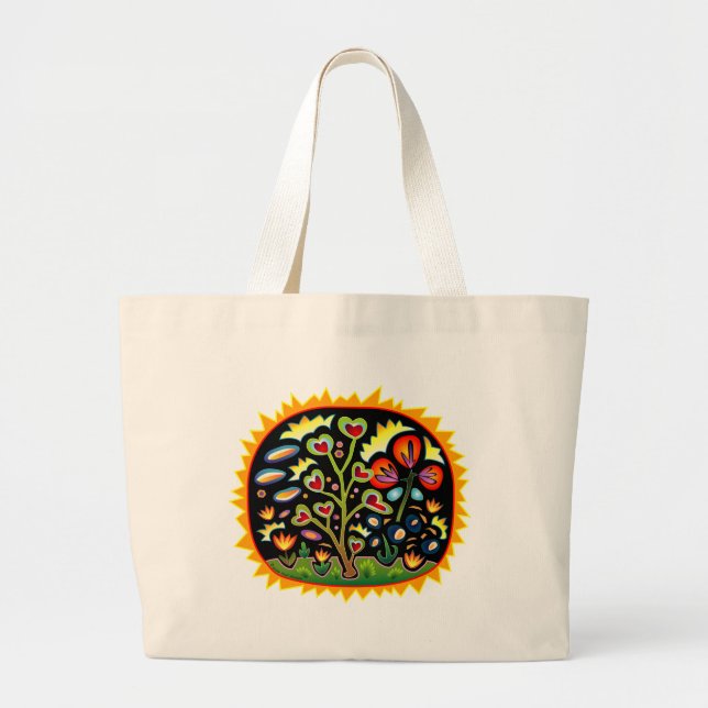 Bolsa Tote Grande Saco do jardim (Frente)