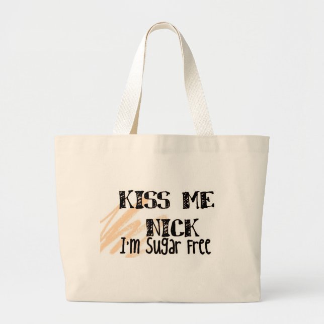 Bolsa Tote Grande saco do kissme (Frente)