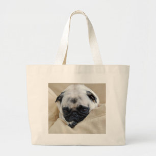 Bolsa Tote Grande Saco do Pug