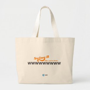 Bolsa Tote Grande Saco do swingit de AT&T