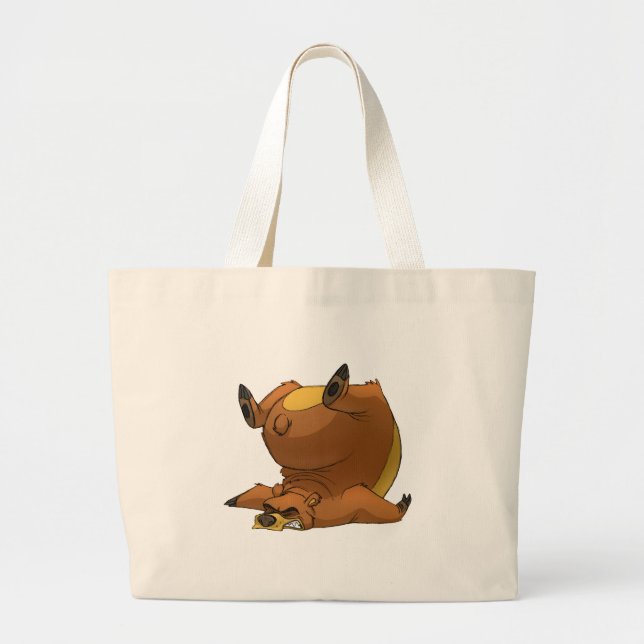 Bolsa Tote Grande Saco do urso do tropeço (Frente)