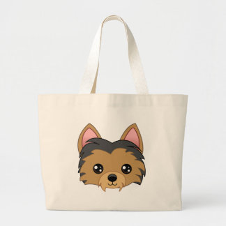 Bolsa Tote Grande Saco do yorkshire terrier
