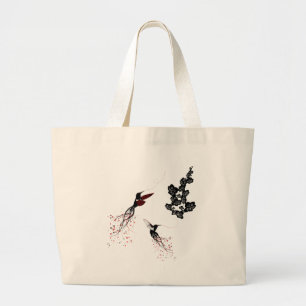 Bolsa Tote Grande Saco dos colibris