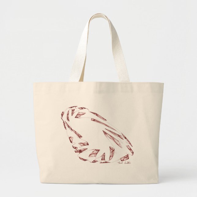 Bolsa Tote Grande Saco dos pacotes (Frente)