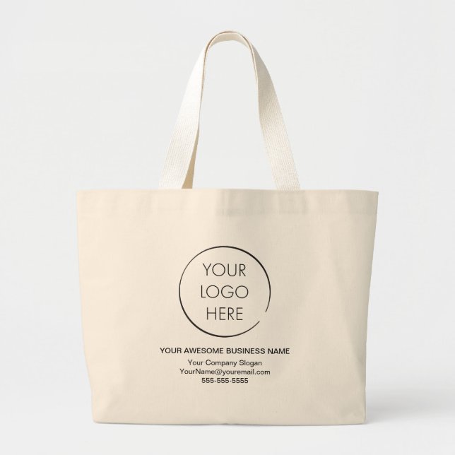 Bolsa Tote Grande Saco, empresa ou Compro simples do Promocional de  (Frente)