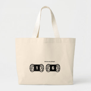 Bolsa Tote Grande saco engraçado do projeto do fio para confecção