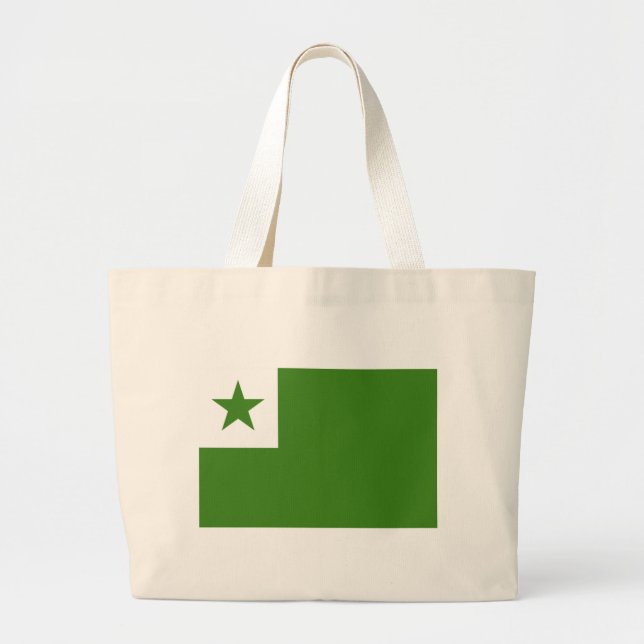 Bolsa Tote Grande Saco enorme do esperanto (Frente)