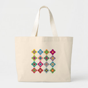 Bolsa Tote Grande Saco escandinavo das flores