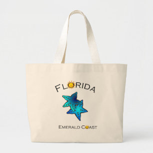 Bolsa Tote Grande Saco esmeralda da costa de Florida