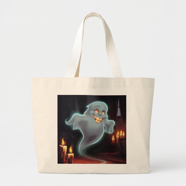 Bolsa Tote Grande Saco fantasma. (Frente)