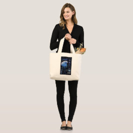 Bolsa Tote Grande Saco gigante de jelly fish fashion para uso diário