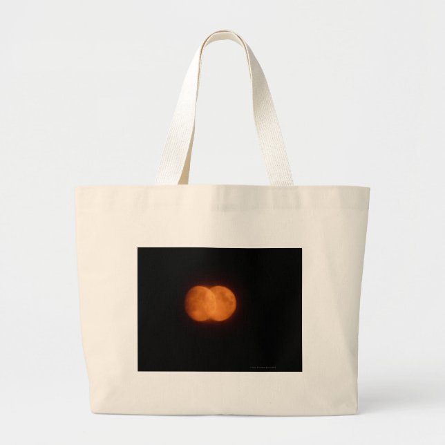 Bolsa Tote Grande Saco grande de duas luas (Frente)