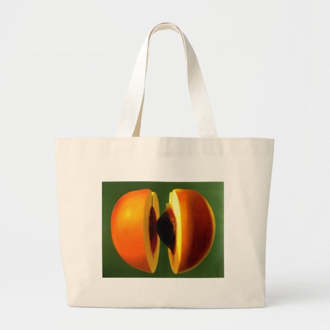 Bolsa Tote Grande saco grande do pêssego (Frente)