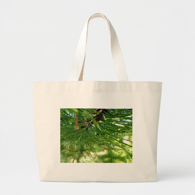 Bolsa Tote Grande Saco grande Needles & droplets (Frente)