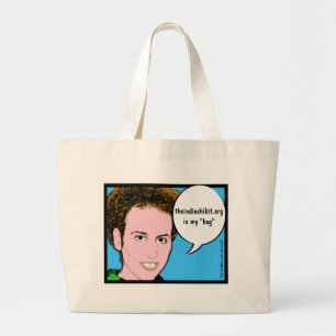 Bolsa Tote Grande Saco masculino de Indiexhibit da banda desenhada