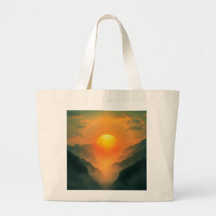 Bolsa Tote Grande Saco Mystic Dawn