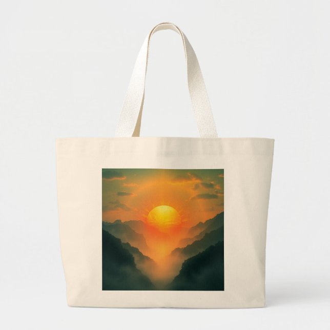 Bolsa Tote Grande Saco Mystic Dawn (Frente)