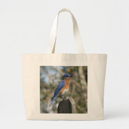Bolsa Tote Grande Saco oriental do homem do Bluebird