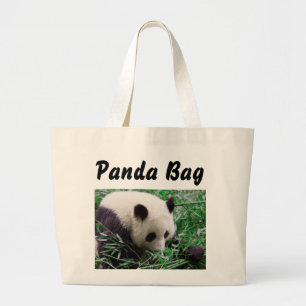 Bolsa Tote Grande Saco Panda Tote