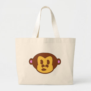 Bolsa Tote Grande Saco pequeno do macaco do estilo de Ur