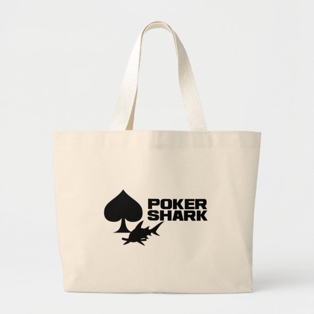 Bolsa Tote Grande Saco Poker Shark (Frente)