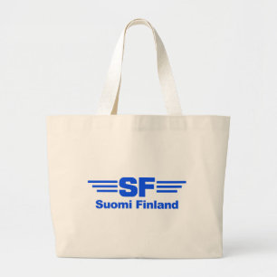 Bolsa Tote Grande Saco Suomi Finlândia