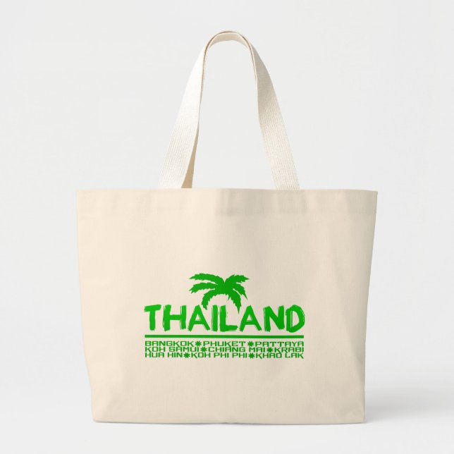 Bolsa Tote Grande Saco Tailândia - escolha estilo e cor (Frente)