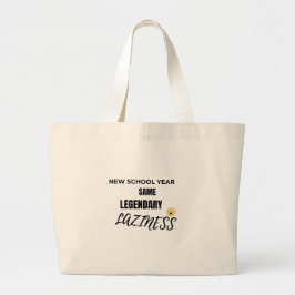 Bolsa Tote Grande Saco Tote da Escola com Emoji Divertido