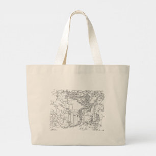 Bolsa Tote Grande Saco Tote Highland Gent e Scottie Dog