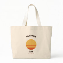 Saco Tote Jumbo Golden Hour Club Retro Sunset