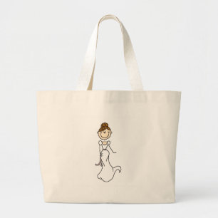 Bolsa Tote Grande Saco triguenho da noiva
