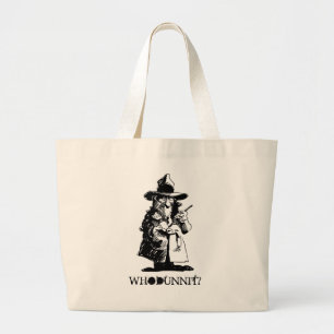 Bolsa Tote Grande Saco Whodunnit das sacolas do partido do mistério
