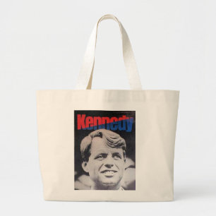 Bolsa Tote Grande Sacola 1968 do poster de RFK