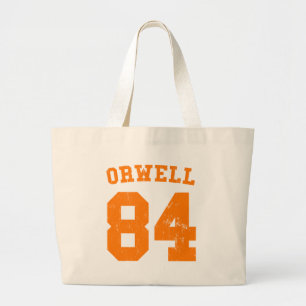 Bolsa Tote Grande Sacola 1984 do jérsei de George Orwell