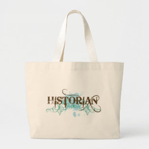 Bolsa Tote Grande Sacola azul legal do historiador