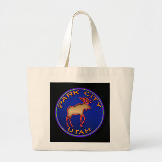 Bolsa Tote Grande Sacola bonita da lembrança dos alces de Park City