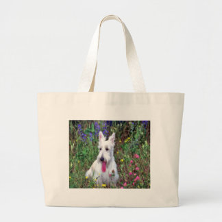 Bolsa Tote Grande Sacola branca de Terrier